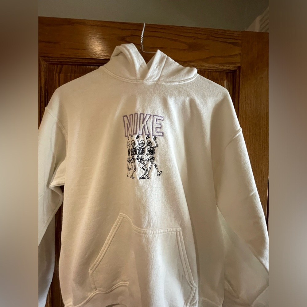 Nike skeleton hoodie.